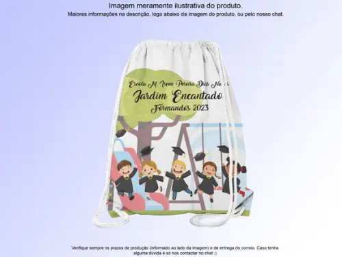 Mochilinha Personalizada Formatura