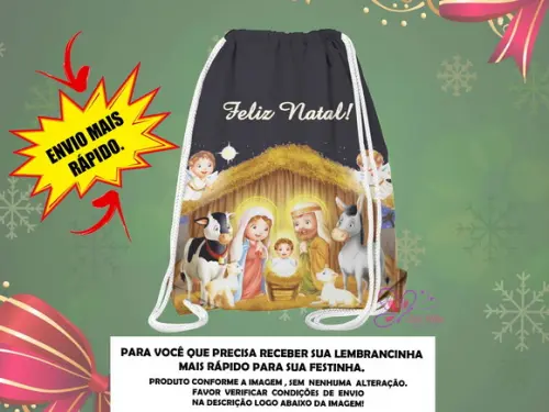 Mochilinha Natal ( Envio + Rápido )