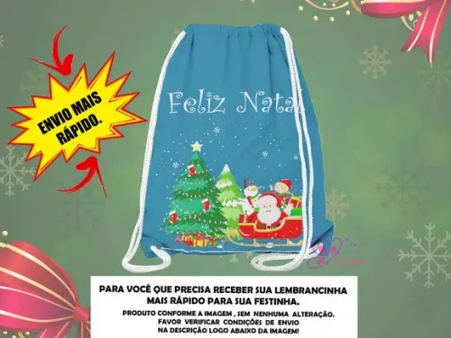 Mochilinha Natal ( Envio + Rápido )