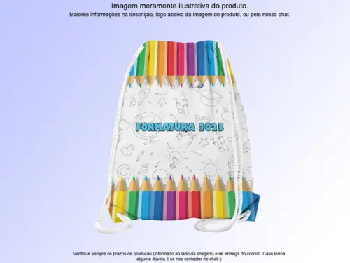 Mochilinha Personalizada Formatura