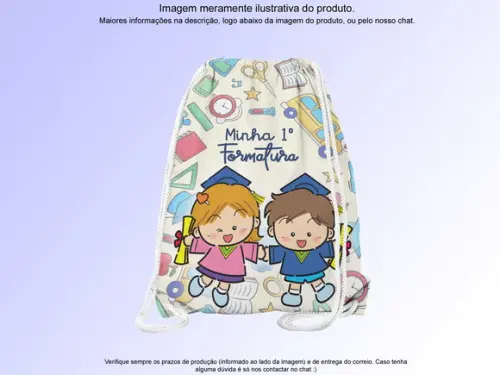 Mochilinha Personalizada Formatura