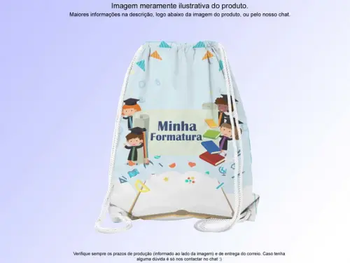 Mochilinha Personalizada Formatura