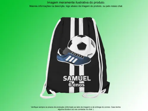 Mochilinha Personalizada Futebol