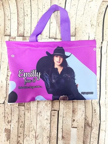 Sacolinhas Ecobag Personalizadas 28x19cm Boiadeira