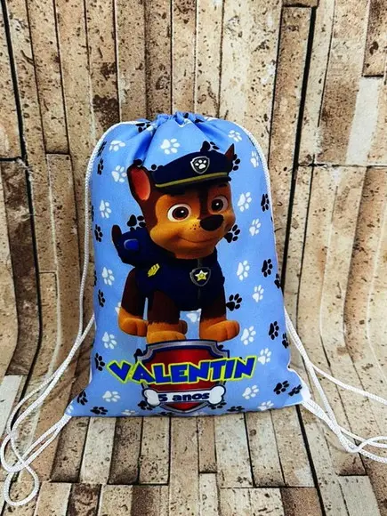 Mochilinha Personalizada 19x28cm Patrulha Canina