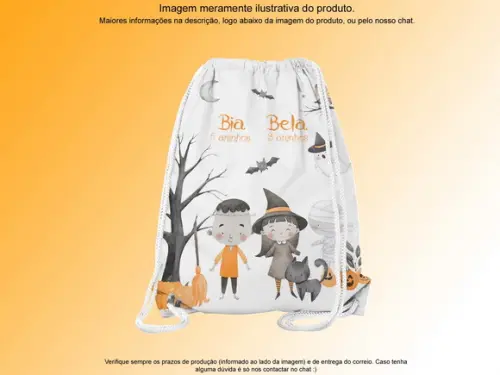 Mochilinha Personalizada Halloween