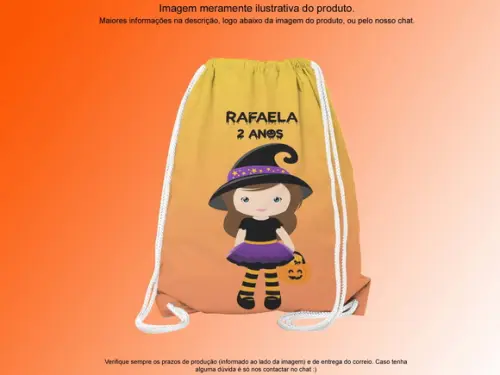 Mochilinha Personalizada Halloween
