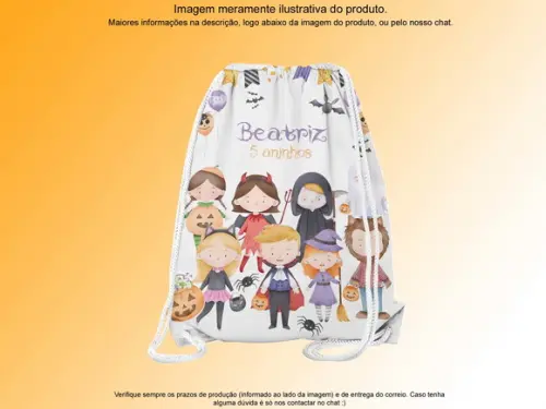 Mochilinha Personalizada Halloween