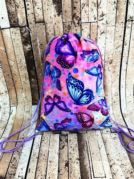 Mochilinha Personalizada Borboletas