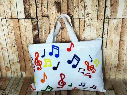 Sacolinhas Ecobag Personalizadas 28x19cm Música