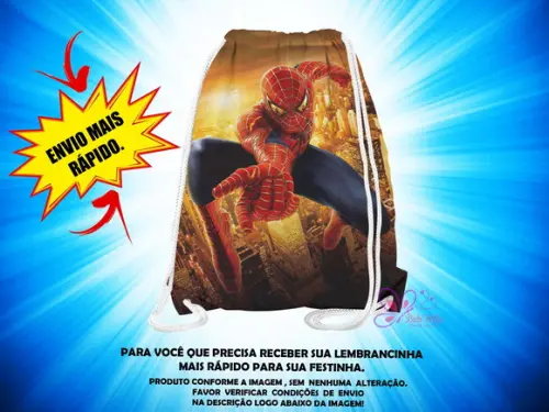 Mochilinha Homem Aranha ( Envio + Rápido )