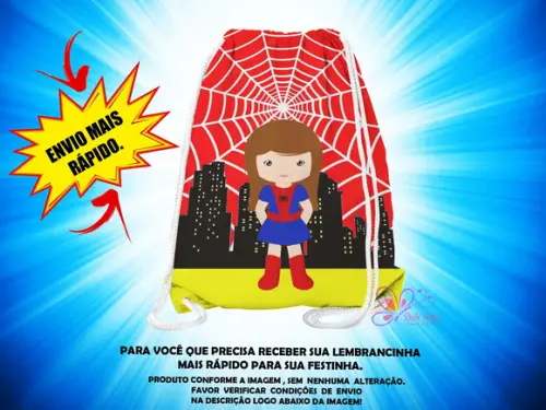 Mochilinha Homem Aranha ( Envio + Rápido )