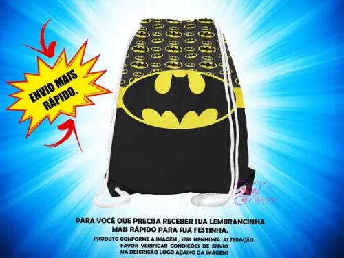 Mochilinha Batman ( Envio + Rápido )