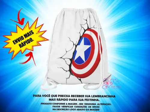 Mochilinha Capitão América ( Envio + Rápido )