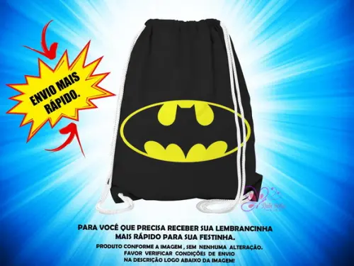 Mochilinha Batman ( Envio + Rápido )