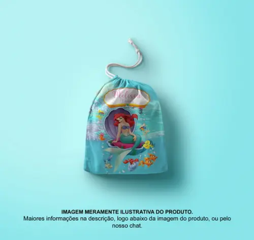 Saquinho Surpresa Personalizado a Pequena Sereia