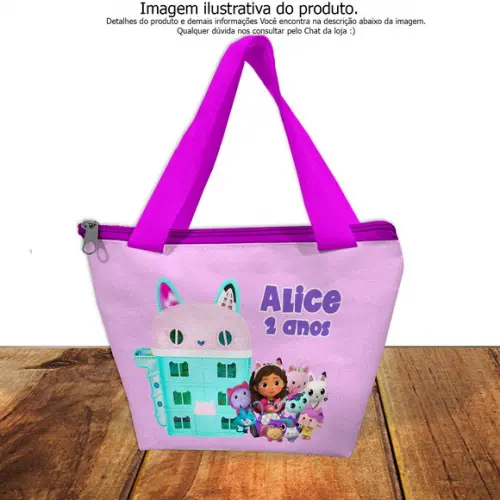 Bolsinha de Mão Personalizada a Casa Mágica da Gabby