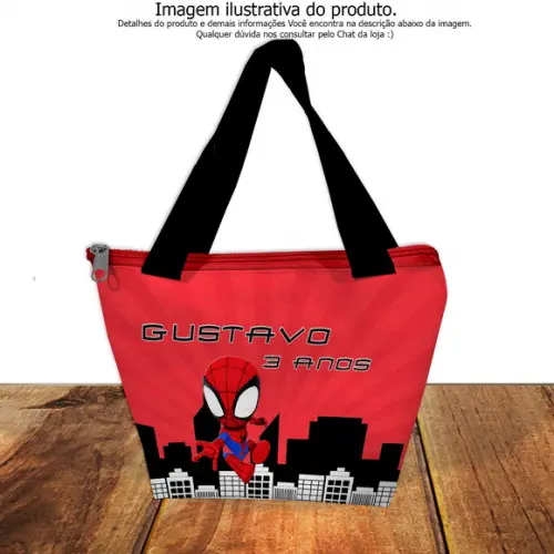 Bolsinha de Mão Personalizada Homem Aranha