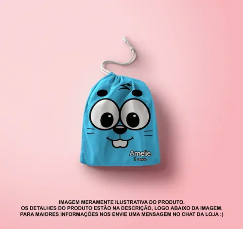 Saquinho Surpresa Personalizado 15x20cm Sansão