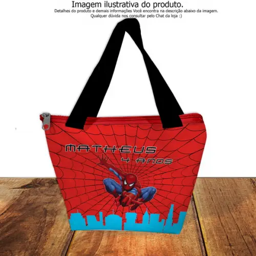 Bolsinha de Mão Personalizada Homem Aranha