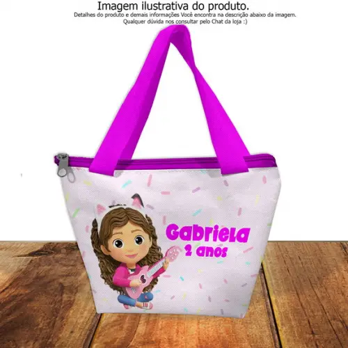 Bolsinha de Mão Personalizada a Casa Mágica da Gabby