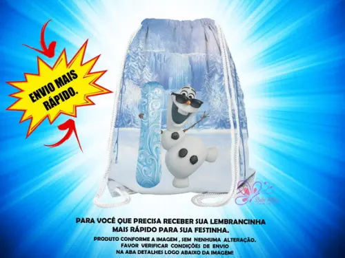 Mochilinha 19x28cm Frozen ( Envio + Rápido )