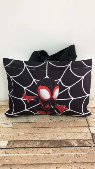Sacolinhas Ecobag Personalizadas 28x19cm Homem Aranha Baby