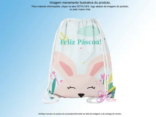 Mochilinha Personalizada Páscoa