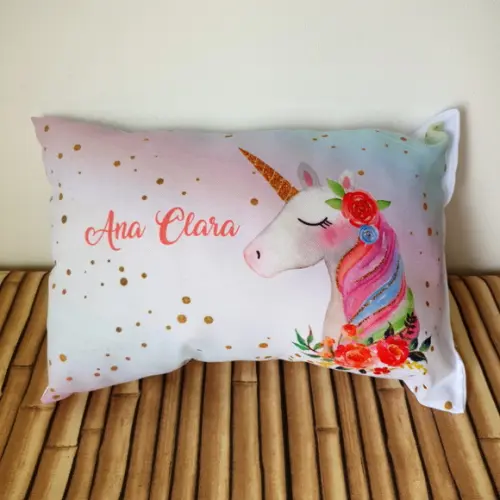Almofadinha Personalizada 20x30 Unicórnio