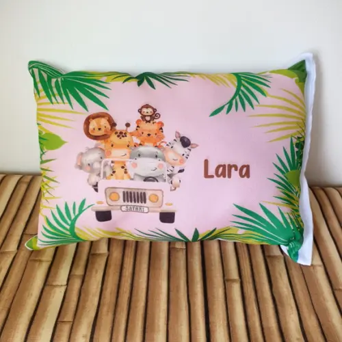 Almofadinha Personalizada 20x30 Safari Baby