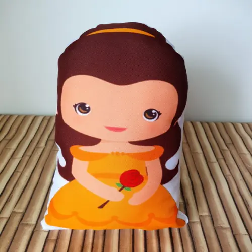 Almofada Formato Personalizada Bela e a Fera
