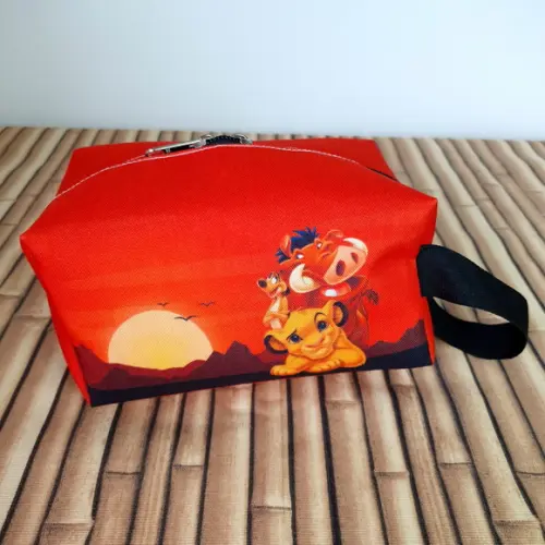 Nécessaire Box G com Alça - Rei Leão