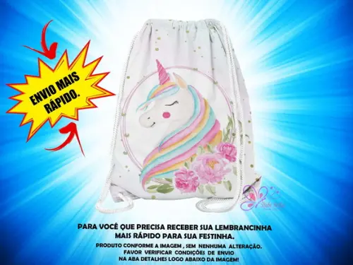 Mochilinha Unicórnio ( Envio + Rápido )