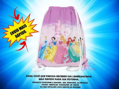 Mochilinha Princesas ( Envio + Rápido )