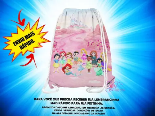 Mochilinha Princesas ( Envio + Rápido )
