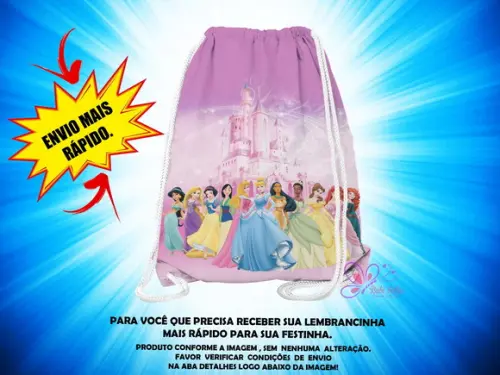 Mochilinha Príncesas ( Envio + Rápido )