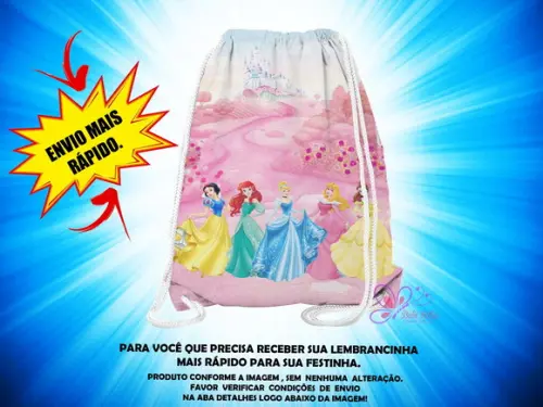 Mochilinha Princesas ( Envio + Rápido )