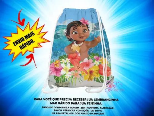 Mochilinha Moana Baby ( Envio + Rápido )