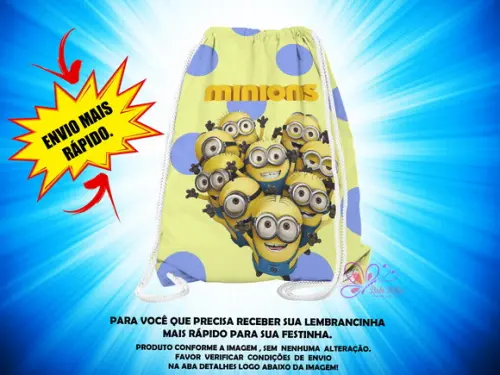Mochilinha Minions ( Envio + Rápido )