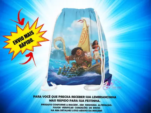 Mochilinha Moana ( Envio + Rápido )