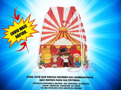 Mochilinha Circo ( Envio + Rápido )