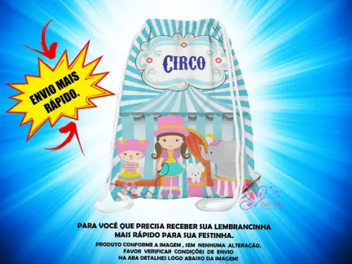 Mochilinha Circo ( Envio + Rápido )