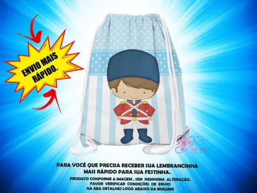 Mochilinha Soldadinho ( Envio + Rápido )