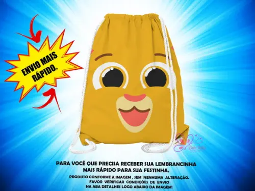 Mochilinha Bolofofos ( Envio + Rápido )