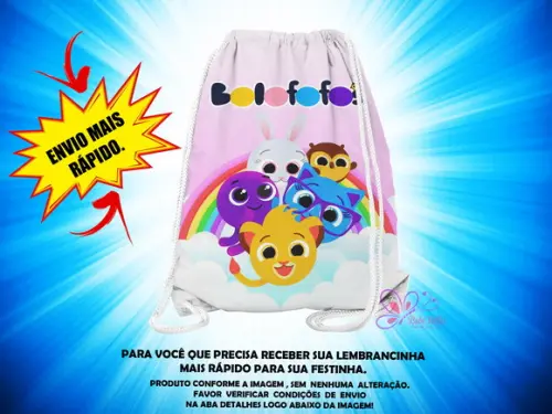 Mochilinha Bolofofos ( Envio + Rápido )