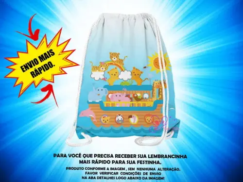 Mochilinha Arca de Noé ( Envio + Rápido )