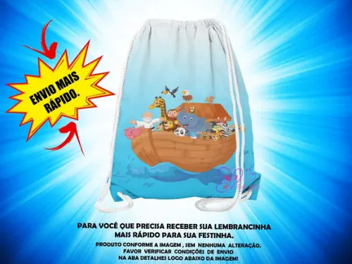Mochilinha Arca de Noé ( Envio + Rápido )