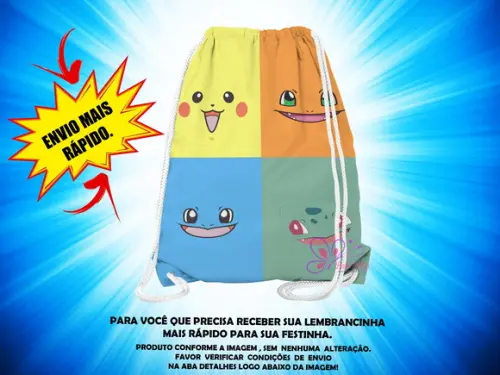 Mochilinha Pokémon ( Envio + Rápido )