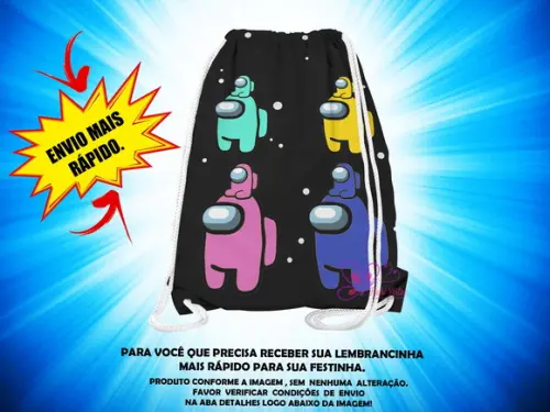 Mochilinha Among Us ( Envio + Rápido )