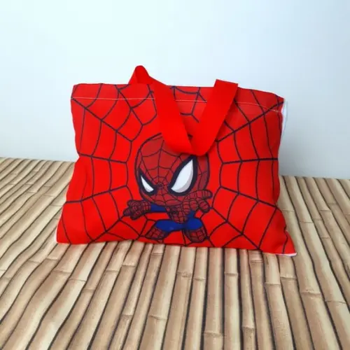 Sacolinhas Ecobag Personalizadas 28x19cm Homem Aranha Baby